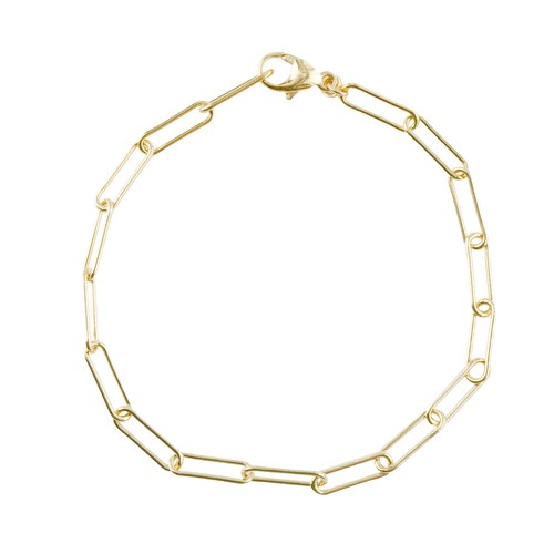 Rembrandt Paperclip Bracelet - Medium 14k Gold - 8 Inch - 20-0310-8-14k
