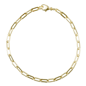 Paperclip Bracelet - Small - Gold Plate - 20-0320-7-gp