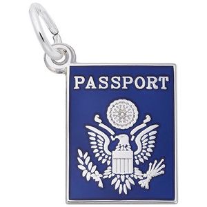 Passport W/9152 Necklace  - Sterling Silver  - 28-3895-52-SS