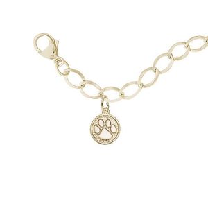 Paw Print Bracelet Set - Gold Plated - 27-5664-112-GP