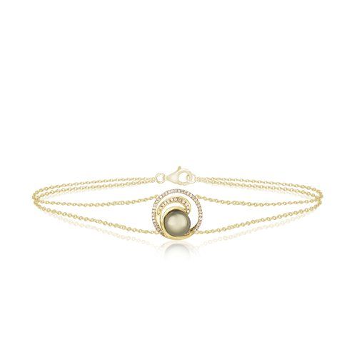 Pearl Deluxe Wave Bracelet 15mm, Hawaiian Inspired  Bracelet, WTB-0005
