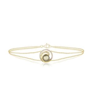 Pearl Deluxe Wave Bracelet 15mm, Hawaiian Inspired Bracelet, WTB-0005