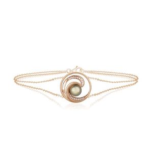 Pearl Wave Bracelet 20mm, Hawaiian Inspired  Bracelet, WTB-0004/ RG