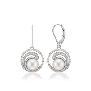 Pearl Wave Deluxe Earrings 15mm, Hawaiian Inspired  Earrings, WTE-0007/ WG