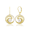 Pearl Wave Deluxe Earrings 19mm, Hawaiian Inspired  Earrings, WTE-0008