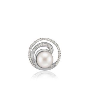 Pearl Wave Deluxe Pendant 15mm, Hawaiian Inspired  Pendant, WTP-0010/ WG