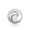 Pearl Wave Deluxe Pendant 19mm, Hawaiian Inspired  Pendant, WTP-0011/ WG