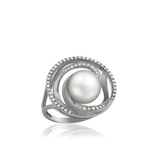 Pearl Wave Deluxe Ring 19mm, Hawaiian Inspired Ring, WTR-0008/ WG