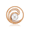Pearl Wave Pendant 24mm, Hawaiian Inspired  Pendant, WTP-0009/ RG