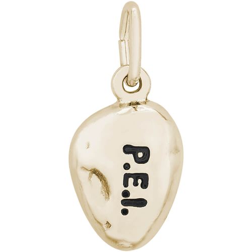 PEI Potato Charm - Gold Plated - 10-1321