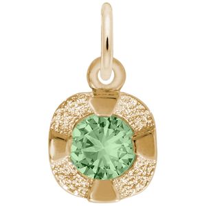 Petite August Birthstone Charm - 10K Gold - 10-1825-008-10k