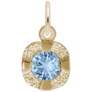 Petite December Birthstone Charm - 10K Gold - 10-1825-012-10k