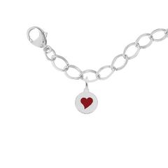 Petite Initial Disc Heart Bracelet Sets - 27-1897