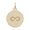 Petite Initial Disc - Infinity Symbol Charm - 10K Gold - 10-1892-0-10K