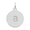 Petite Initial Disc - Lower Case Block A Sterling Silver Charm- 10-1895-1-ss