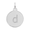 Petite Initial Disc - Lower Case Block D Sterling Silver Charm- 10-1895-4-ss