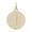 Rembrandt Petite Initial Disc - Lower Case Block J Charm, Gold Plated Charm - 10-1895-10-gp
