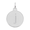 Rembrandt Petite Initial Disc - Lower Case Block J Sterling Silver Charm- 10-1895-10-ss