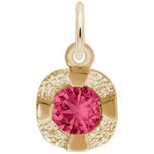Petite January Birthstone Charm - 10K Gold - 10-1825-001-10k