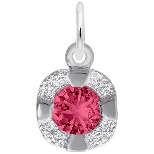 Petite January Birthstone Charm - 14K White Gold - 10-1825-001-wg