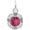 Petite January Birthstone Charm - Sterling Silver - 10-1825-001-s