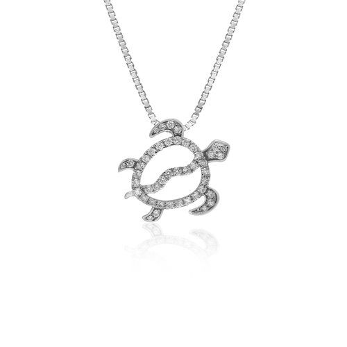 Petro Turtle Pendant 16mm, Hawaiian Inspired Pendant, STP-36055D