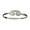 Petroglyph Hook Bracelet - Sterling Silver & 14K Gold 6mm 6.5 Inch
