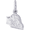 Piano Charm White Gold - 10-0804