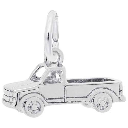 Pick Up Truck Charm Sterling Silver - 10-3513-0-SS
