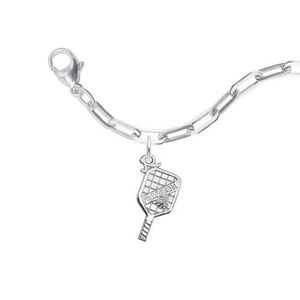 Pickleball Paddle Bracelet Set - Sterling Silver - 27-1028-320-SS