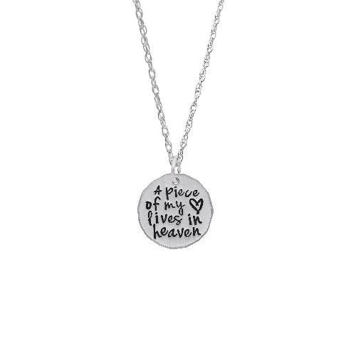 Piece Of My Heart Necklace Set - Sterling Silver - 29-1893-87-SS