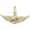 Pilot's Wings Charm 10K Gold - 10-6496