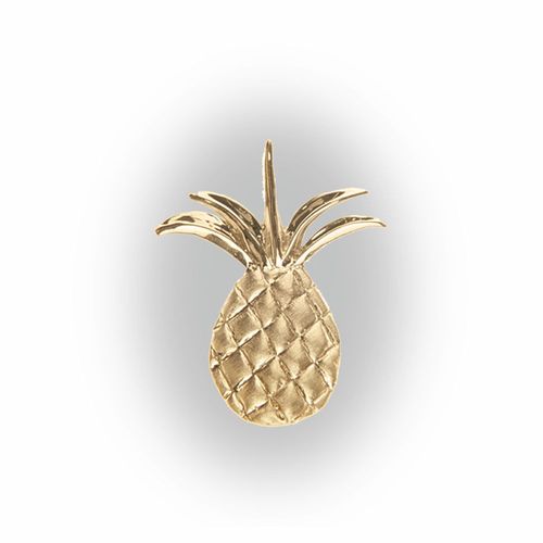 Pineapple Pendant - 14K Yellow Gold