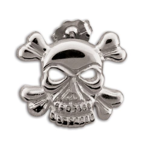 Pirate Large Earrings - Sterling Silver