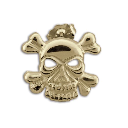 Pirate Small Earrings - 14K Yellow Gold