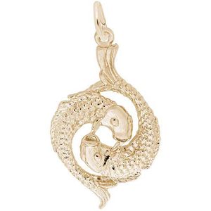 Pisces Charm Gold Plated - 10-4132-0-GP