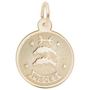 Pisces Charm Gold Plated - 10-4582-0-GP