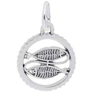 Pisces Charm Sterling Silver - 10-4542-0-SS