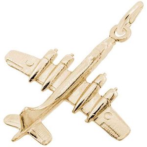 Plane Charm 14K Gold - 10-3597-0-14K
