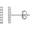 Platinum 1/10 CTW Diamond Bar Earrings - 651757:60009:P