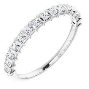 Platinum 1/2 CTW Diamond Anniversary Band  - 123600:6039:P