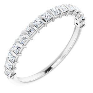 Platinum 1/2 CTW Diamond Anniversary Band  - 123600:6039:P