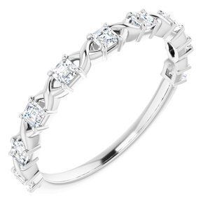 Platinum 1/2 CTW Diamond Anniversary Band  - 123626:6003:P