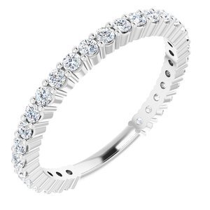 Platinum 1/2 CTW Diamond Anniversary Band - 123655:6007:P