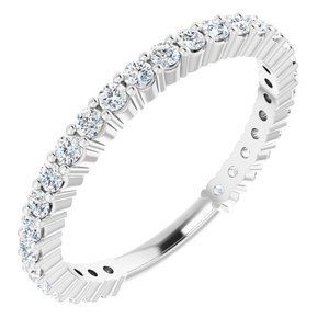 Platinum 1/2 CTW Diamond Anniversary Band - 123655:6007:P