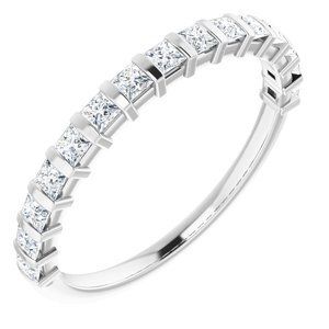 Platinum 1/2 CTW Diamond Anniversary Band  - 123675:6039:P