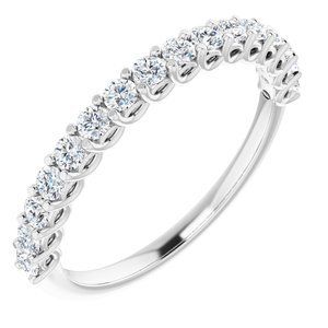 Platinum 1/2 CTW Diamond Anniversary Band - 123973:6003:P