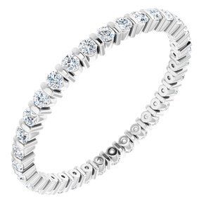 Platinum 1/2 CTW Diamond Eternity Band  - 123601:60168:P
