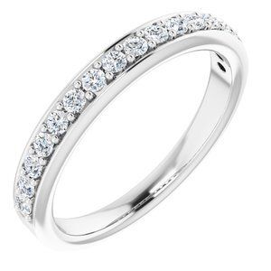 Platinum 1/3 CTW Diamond Anniversary Band   - 123192:6007:P