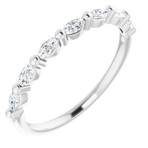 Platinum 1/3 CTW Diamond Anniversary Band   - 123602:6003:P